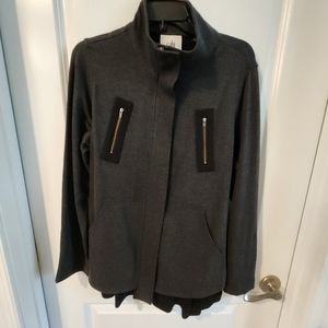 Cabi Medium gray jacket with mesh back